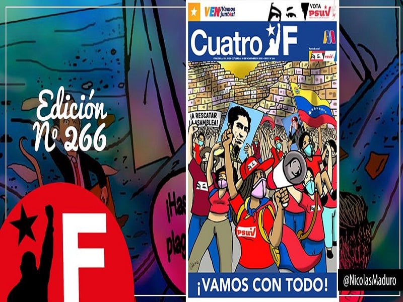 Lee y debate el contenido de la edición 266 del semanario Cuatro F