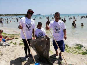 Comité Olímpico Venezolano realizó jornada ecológica en playas de Anzoátegui