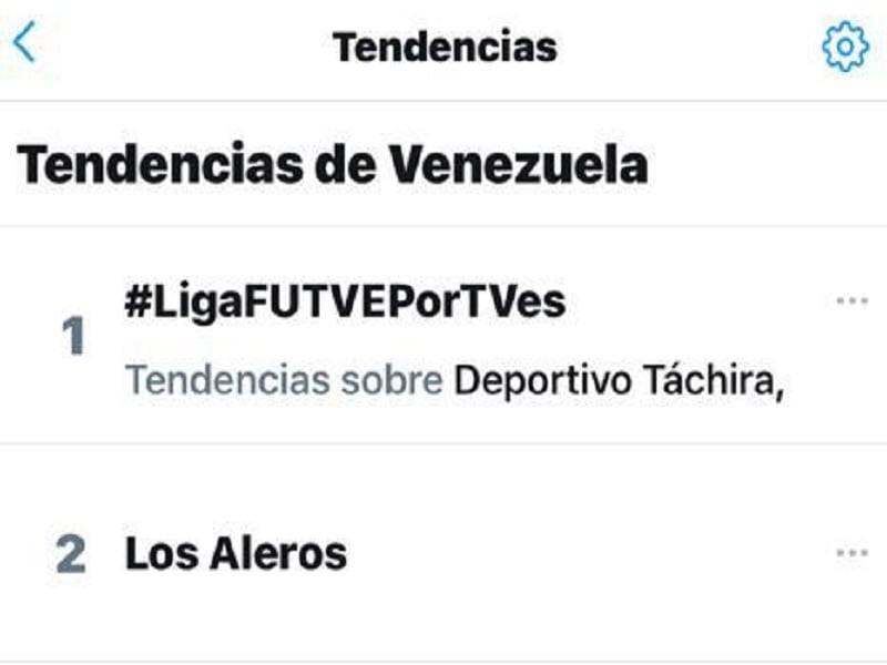 Venezolanos ratifican sintonía a pantallas de Tves posicionando tendencia nacional a #LigaFUTVENPorTves