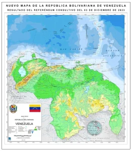 Nuevo mapa oficial de Venezuela